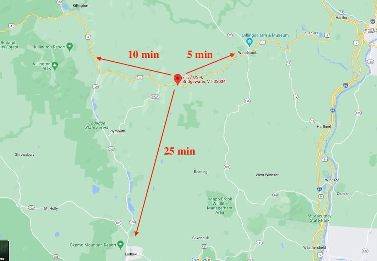 Minutes To Woodstock Hiking Ben & Jerry Suite บริดจ์วอเตอร์ ภายนอก รูปภาพ